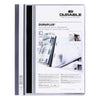 Durable DURAPLUS Presentation Folder with cover pocket, A4, Grey