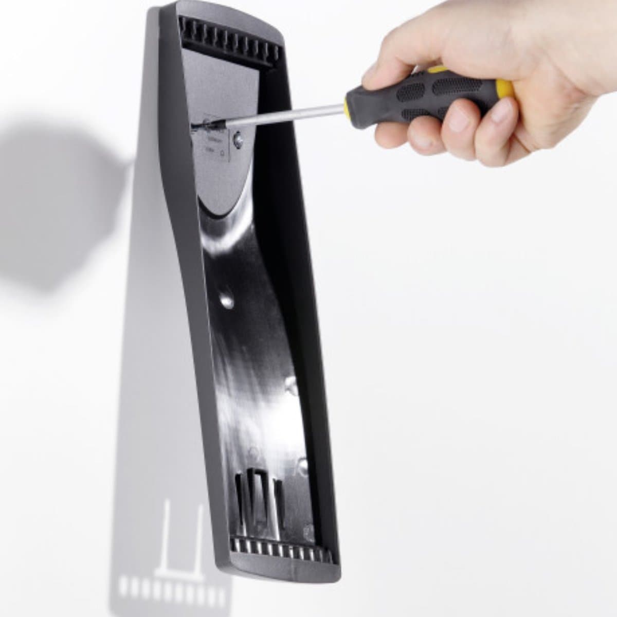 Durable SHERPA Display Panel A4, wall mounted for 20 pages, Black