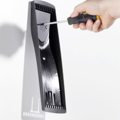 Durable SHERPA Display Panel A4, wall mounted for 20 pages, Black