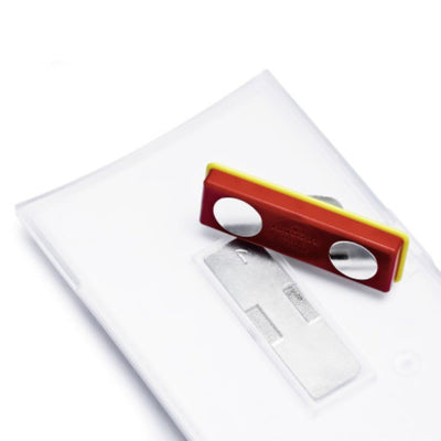 Durable CLICK FOLD Magnetic Name Badge, 75 x 40 mm