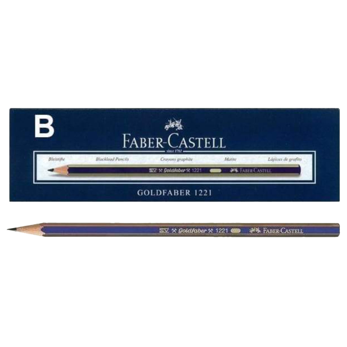 Faber Castell Graphite pencil GOLDFABER 1221, B
