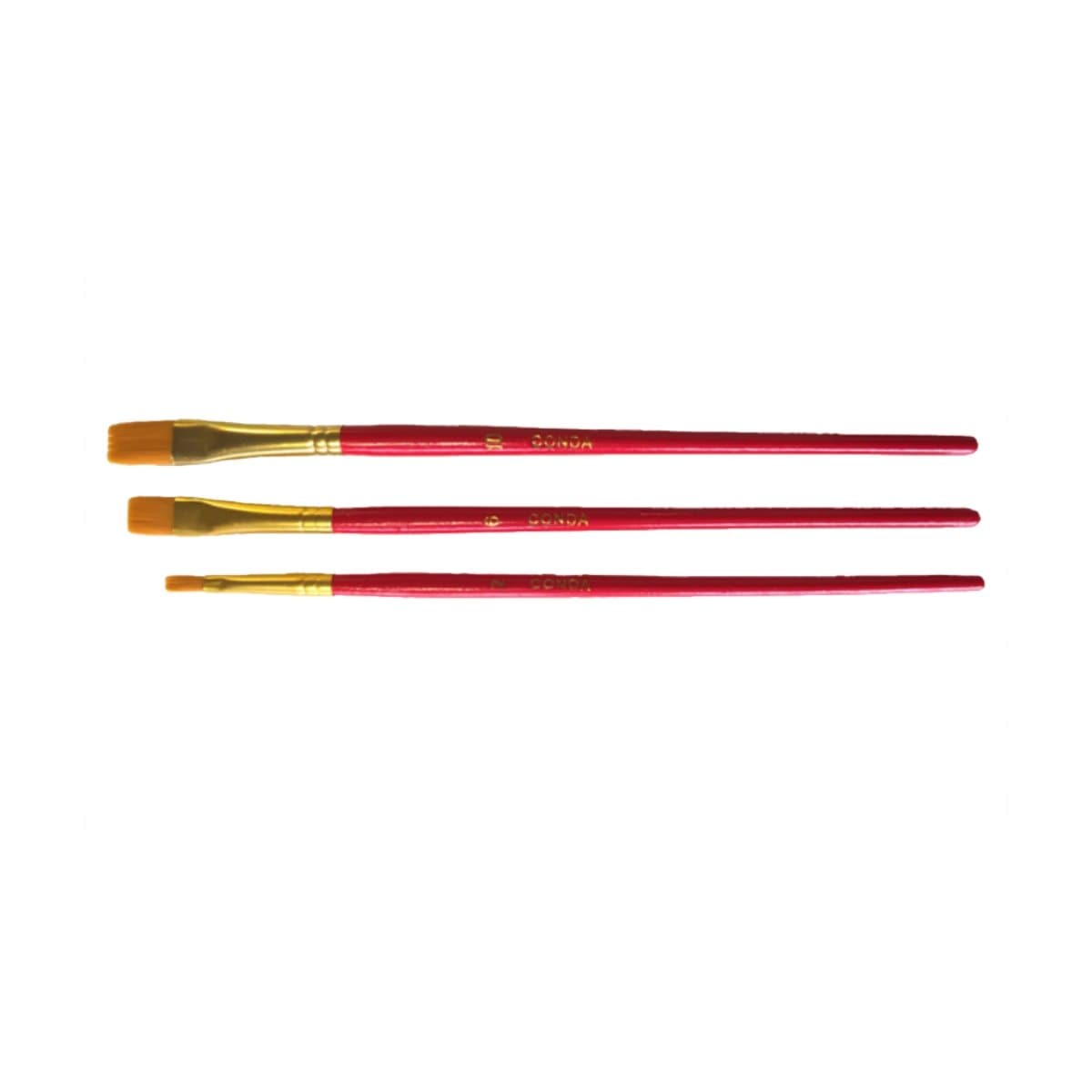 Conda Flat Paint Brush, 3/set