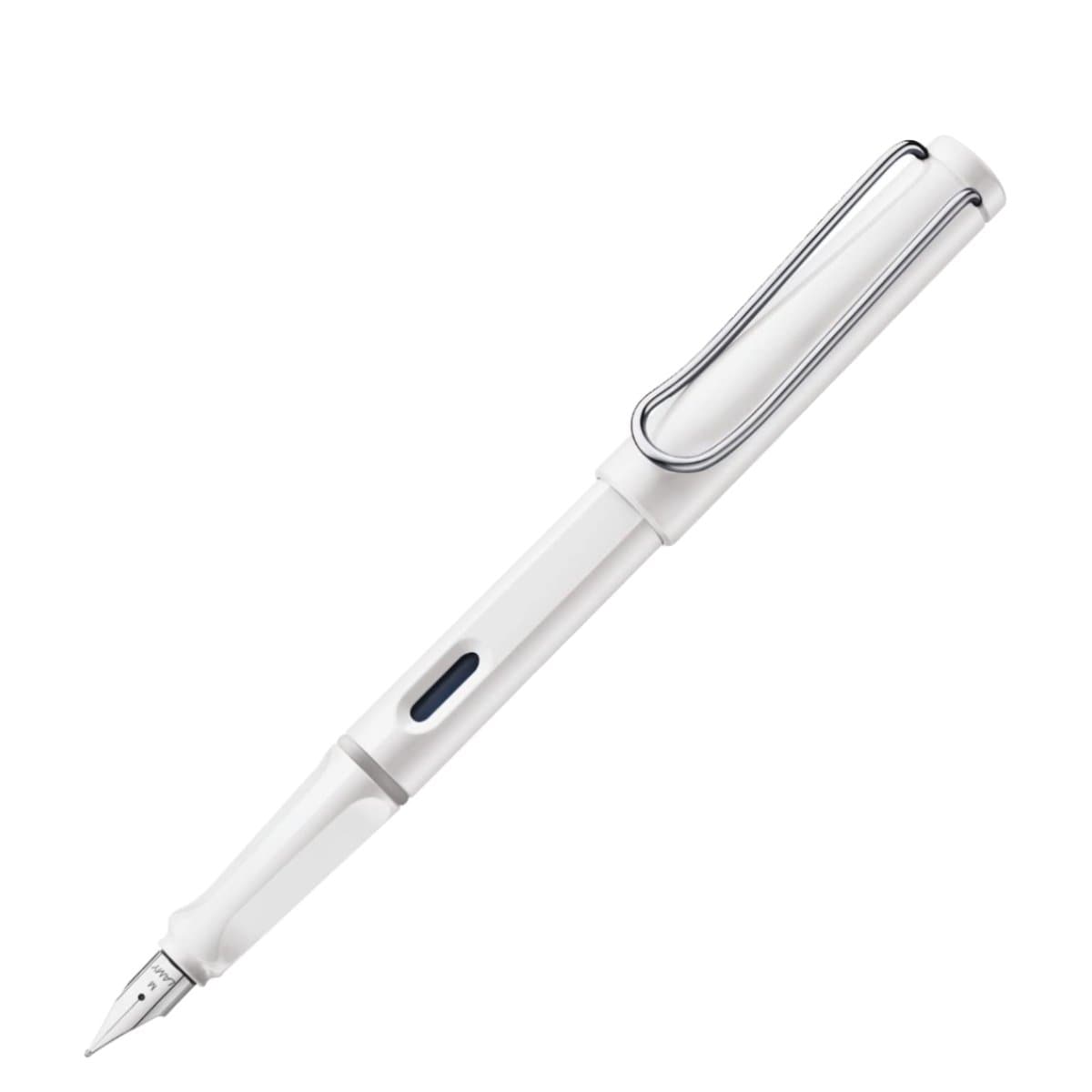 LAMY safari Fountain Pen, M nib, White