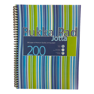 Pukka Pad Jotta Wirebound A4, line ruled, 80gsm, 200sheets/pad, Assorted Colors