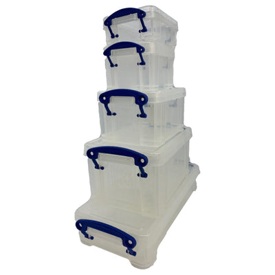 Really Useful Box, 0.07 Litre, 90 x 65 x 30mm, Clear