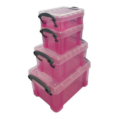 Really Useful Box, 0.07 Litre, 90 x 65 x 30mm, Pink