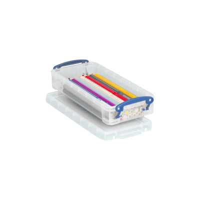 Really Useful Box, 0.55 Litre, 220 x 100 x 40mm, Clear