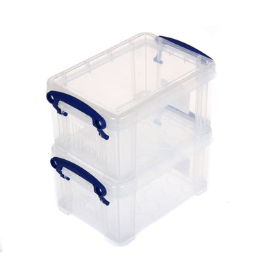 Really Useful Box, 0.7 Litre, 155 x 100 x 80mm, Clear