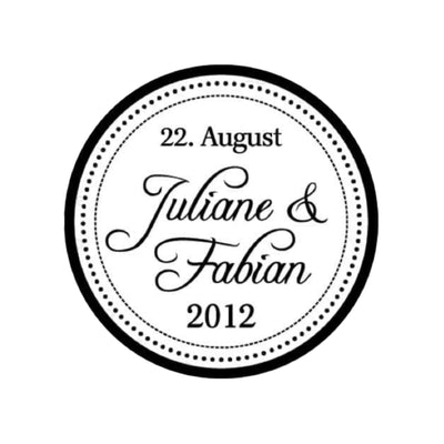 Trodat Printy 3642 Stamp, max. 6 Lines text, 40 mm diameter