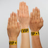 Sigel Event Wristbands Super Soft, adhesive seal, with VIP print, 120/pack, Gold