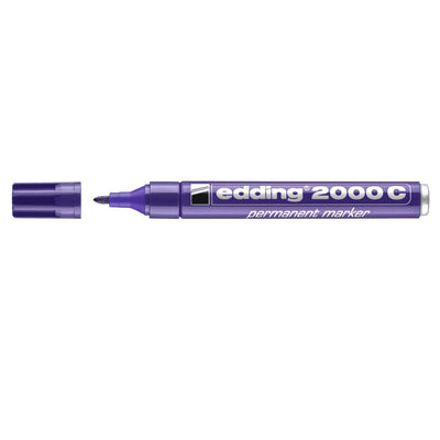 edding 2000C Permanent Marker, 1.5-3mm Bullet Tip, Violet