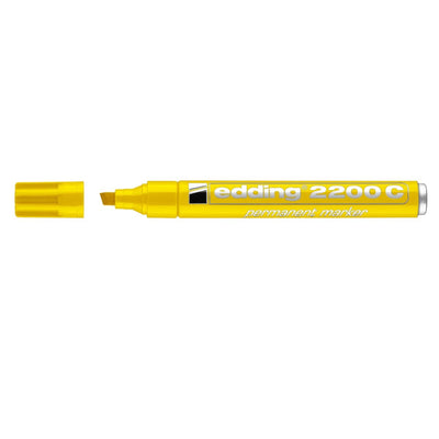 edding 2200C Permanent Marker, 1-5mm Chisel Tip, Yellow
