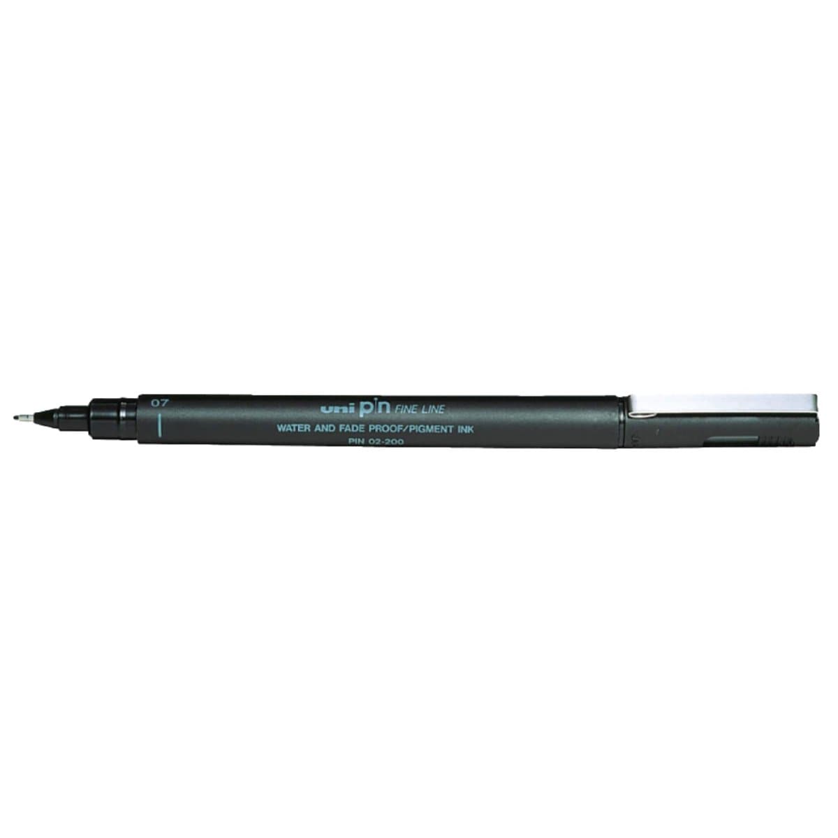 uni pin 07 Fine Line Pen, Pigment Ink 0.7mm, 12/box, Black