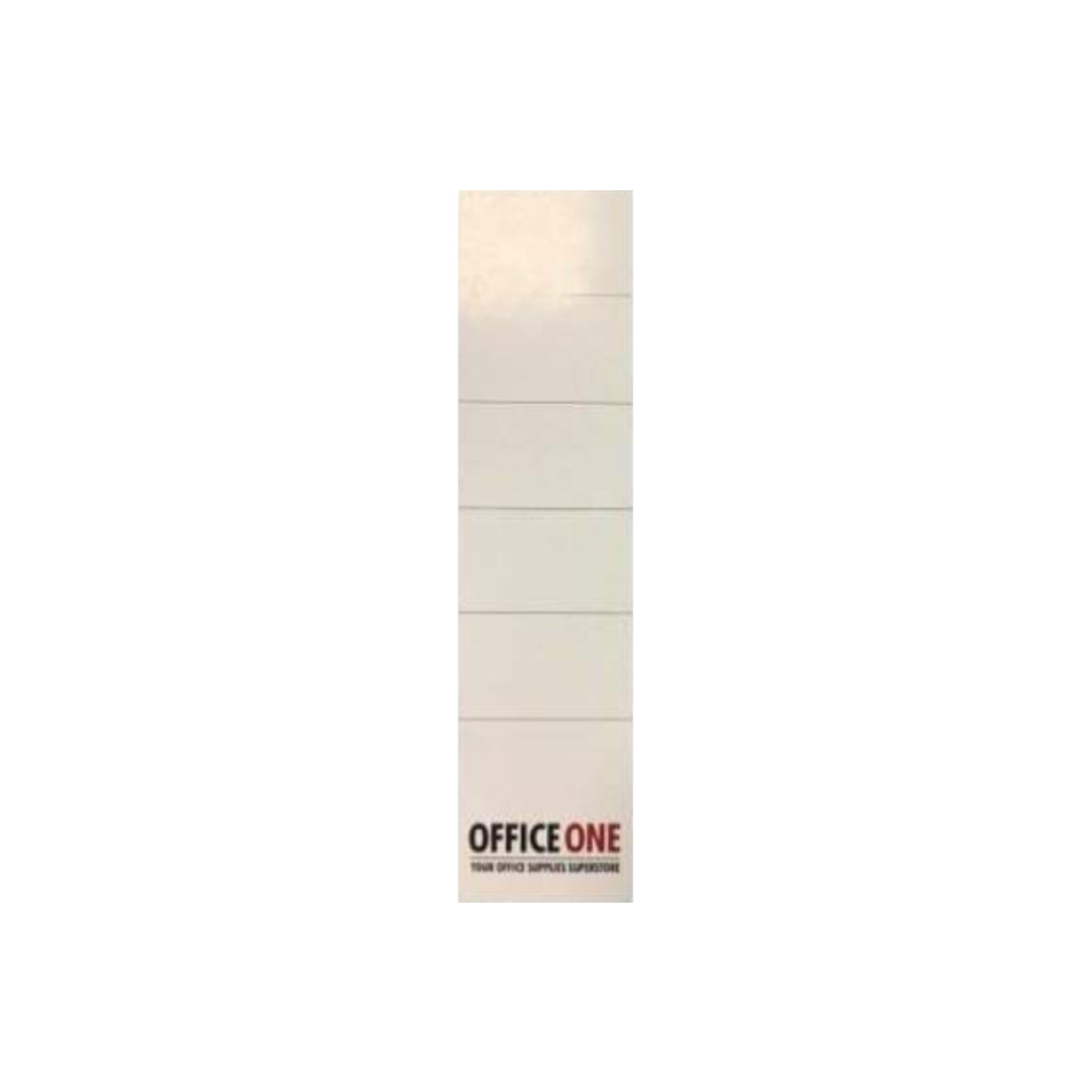 Office One Box File Spine Labels, Broad 52 x 166 mm, 20/pack