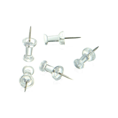 Push Pins, 100/pack, Clear