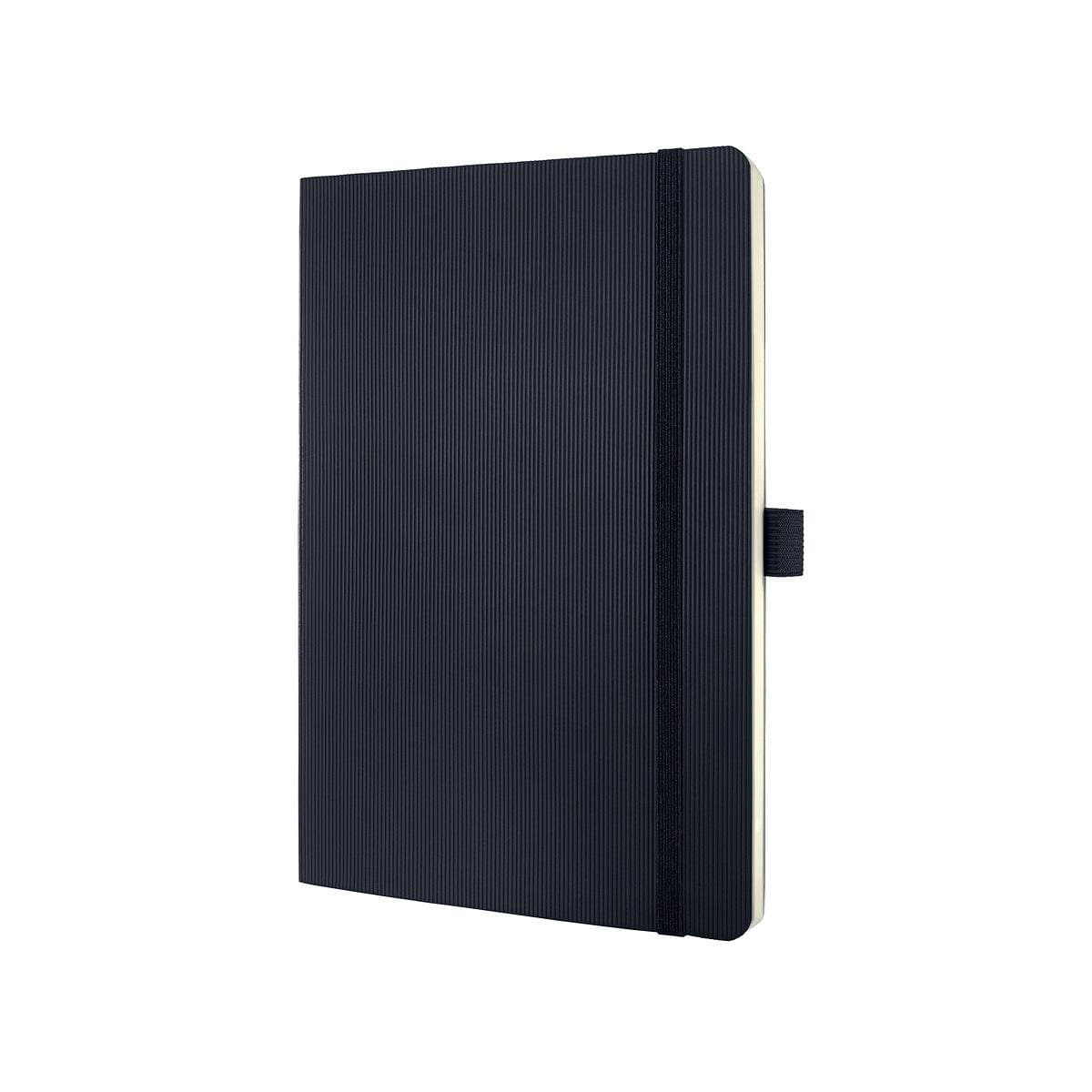 Sigel Notebook CONCEPTUM A5, Softcover, Graph- ruled, Black