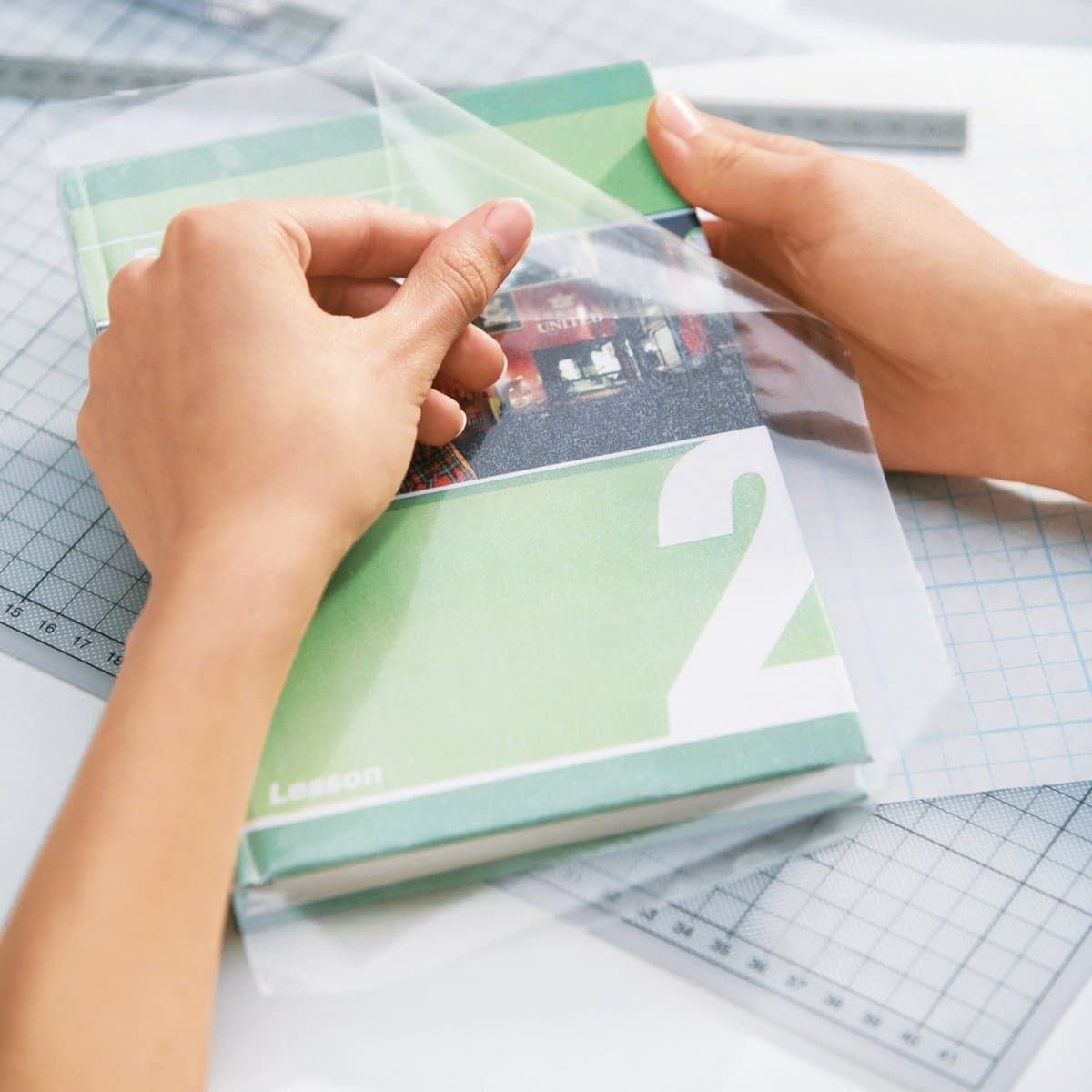 HERMA Self-Adhesive Glossy Film, 40cm x 2m, Transparent