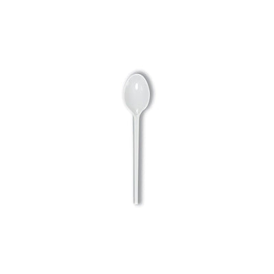 Plastic Teaspoon, 50/pack, White