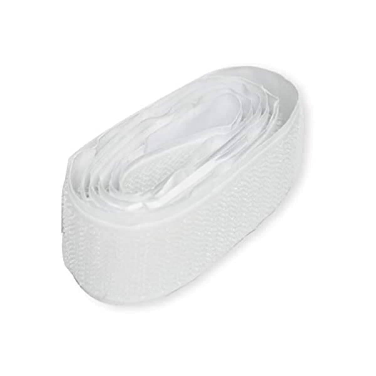 FIS Hook & Loop self-adhesive tape, 25mm x 1m, White
