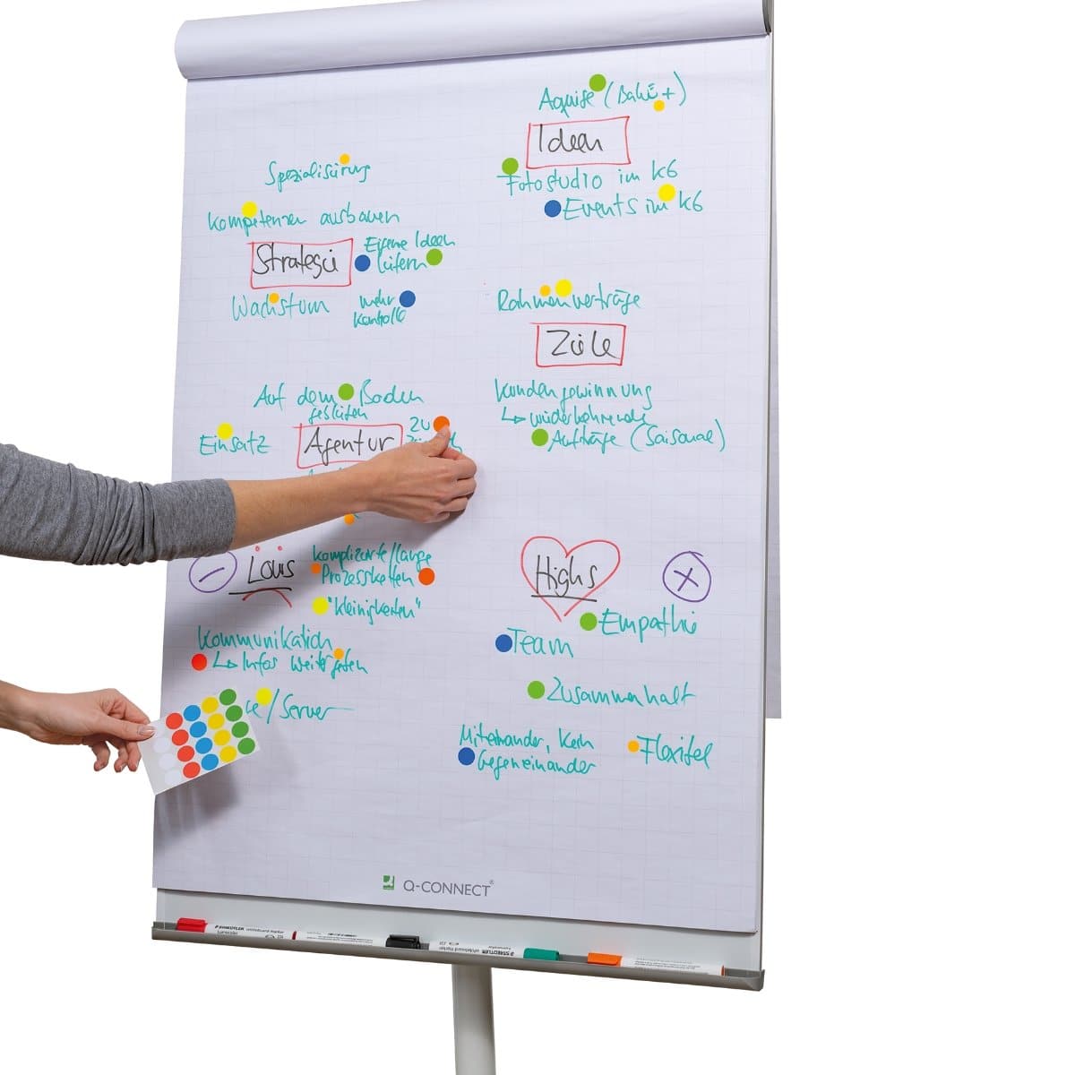 Herma Vario Sticker Color Dots, 8 mm, 540/pack, Yellow