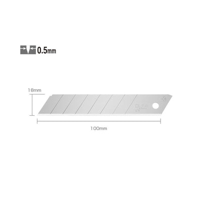 OLFA Spare Blades LB-10, Heavy Duty, 18x100mm, 10/tube