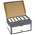 NIPS Archive Filing Box, Flip-Top Lid, L555xW390xH295mm, Anthracite