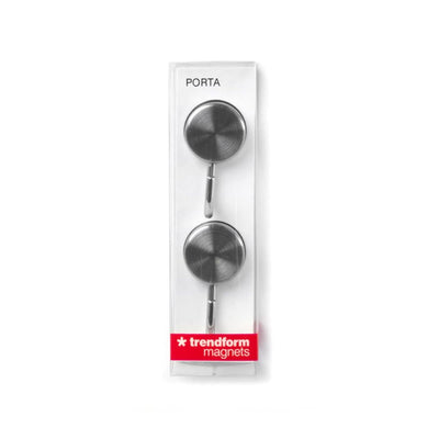 Trendform Magnetic Hook PORTA, 2/pack, Stainless Steel