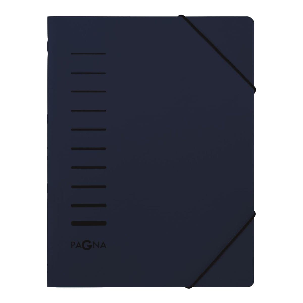 Pagna Folder A4, 6 compartments, with elastic fastener, PP, Assorted Colors