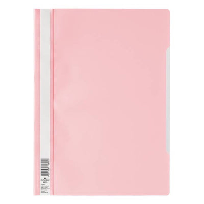 Durable Clear View Folder - Economy A4, Light Pink