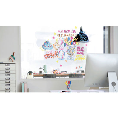 edding 95 Glassboard Marker, 1.5-3mm Bullet Tip, Black