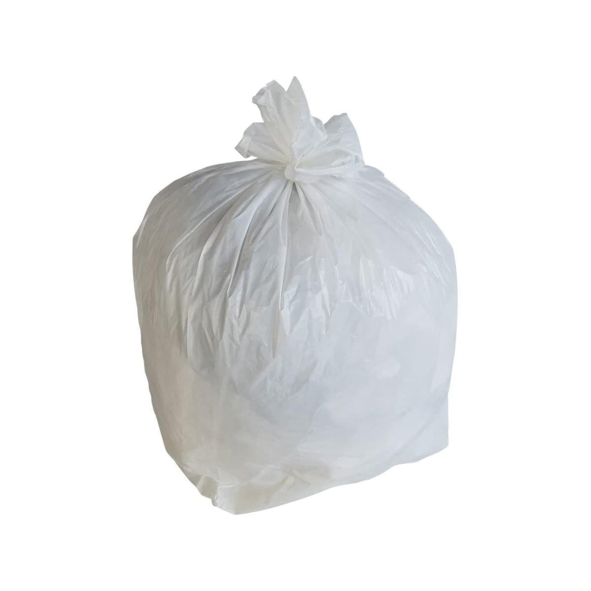 Club Plastic Garbage Bags, 5 Gallons, 30/pack, White
