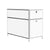 System4 Drawer Unit with 2 Drawers, 41 x 76 x 60 cm, White
