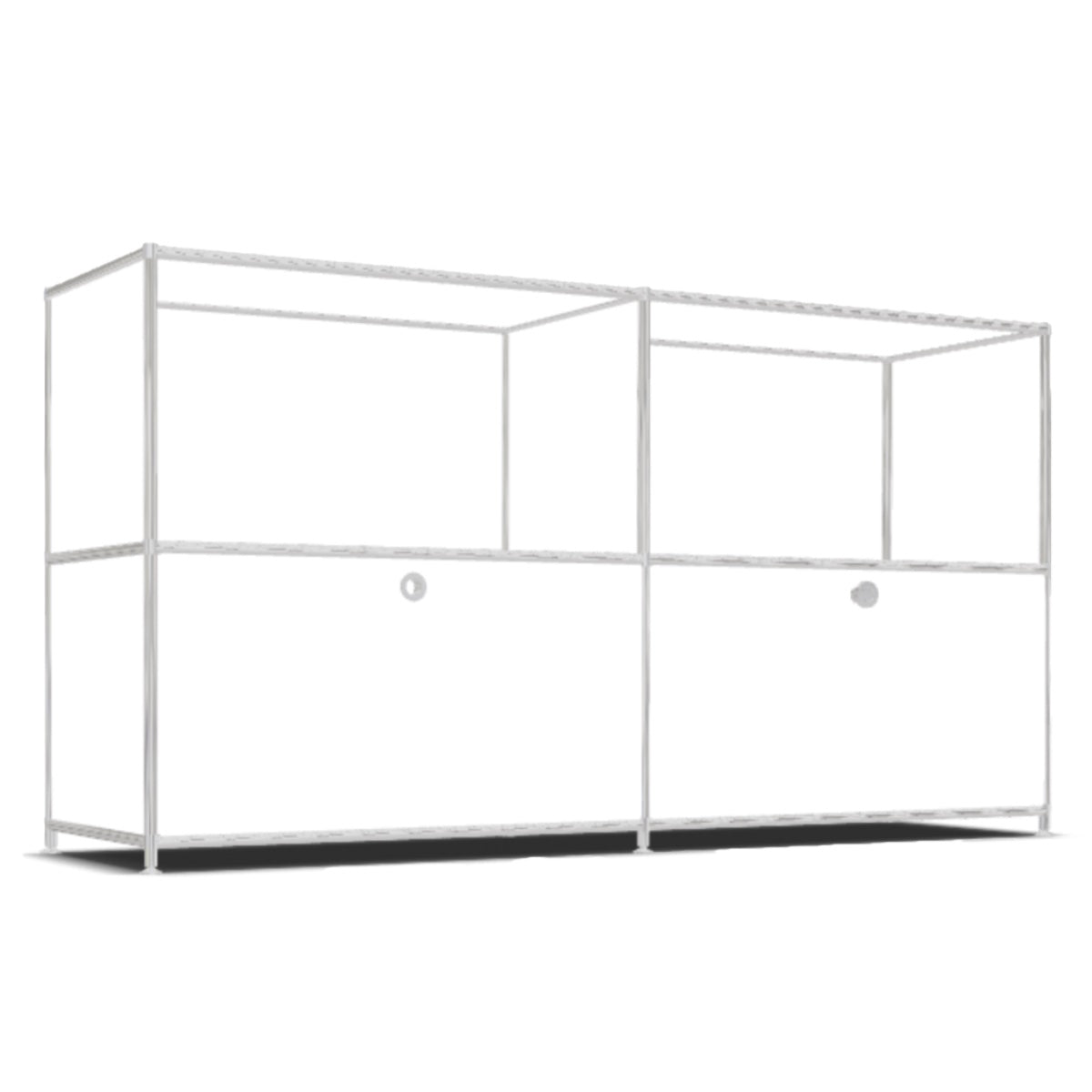 System4 Sideboard with Drawers, 153 x 80 x 40 cm, White