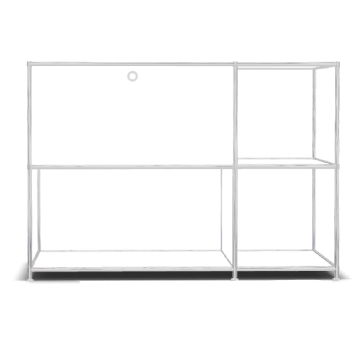 System4 Sideboard with Hatch, 115 x 80 x 40 cm, White