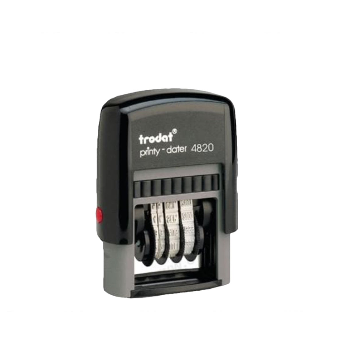 Trodat Printy-Dater 4820, Date Stamp, 4.0 mm, available in Black, Blue or Red