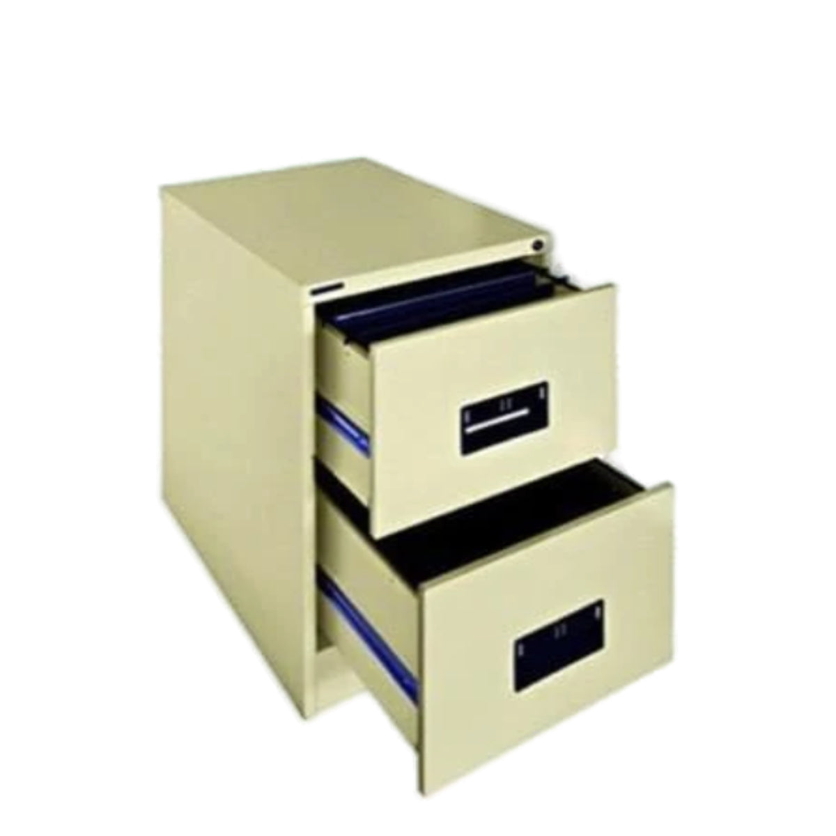 Hadid 2 Drawers Filing Cabinet, Putty
