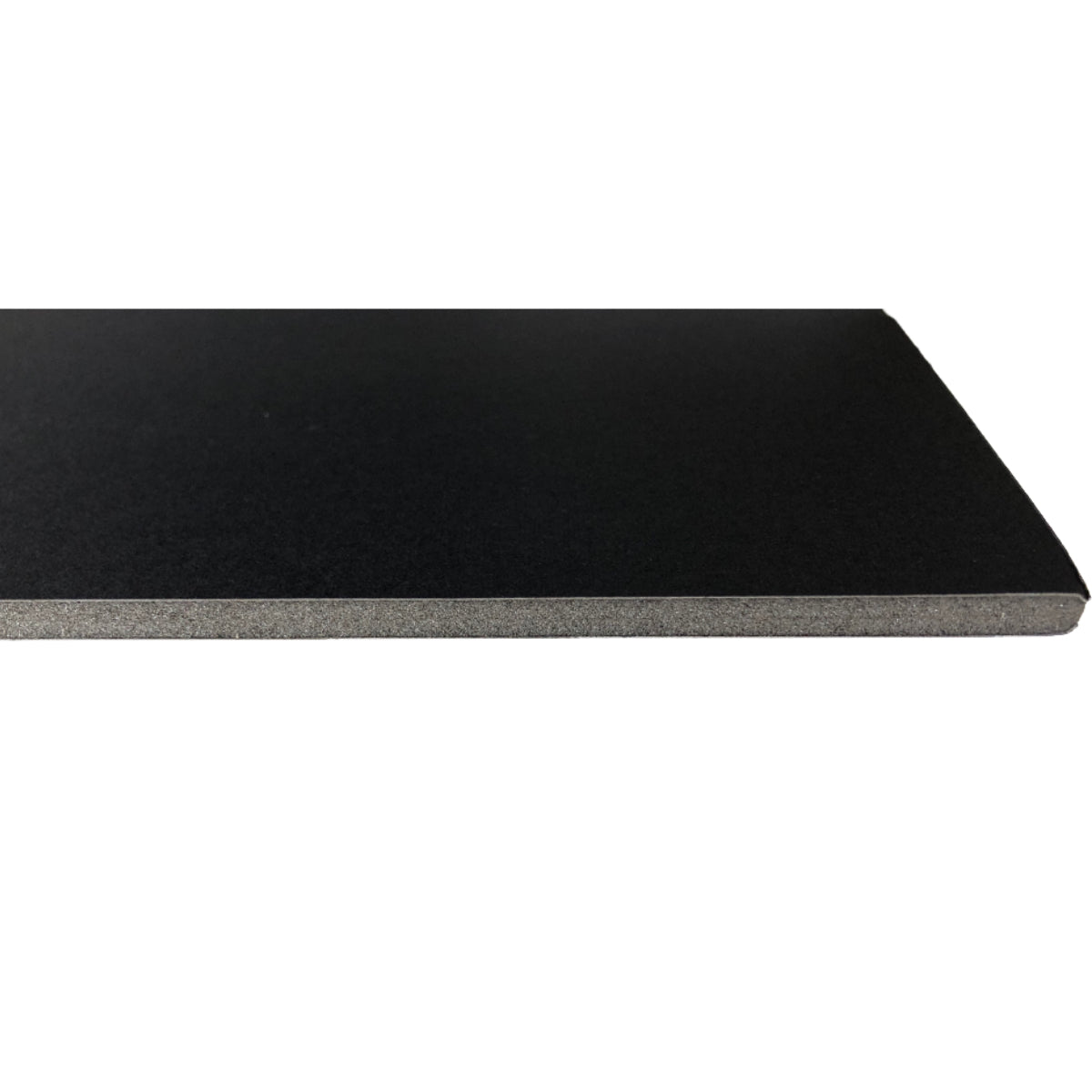 FIS Foamboard 70 x 100 x 0.5 cm, black foam, Black