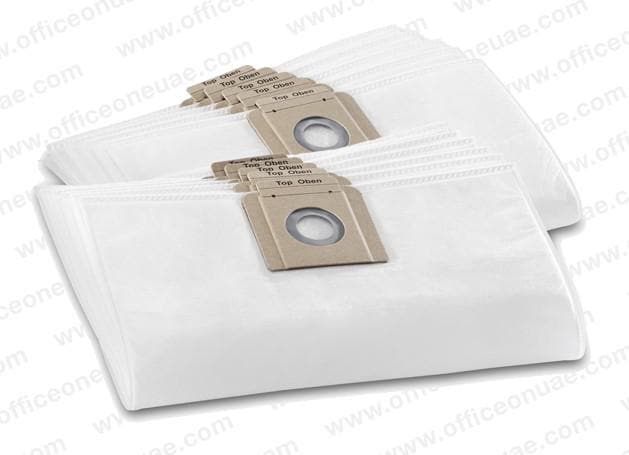 Karcher Fleece Filterbag, 3-ply, for all T 12 models, 10/pack - 6.904-315.0