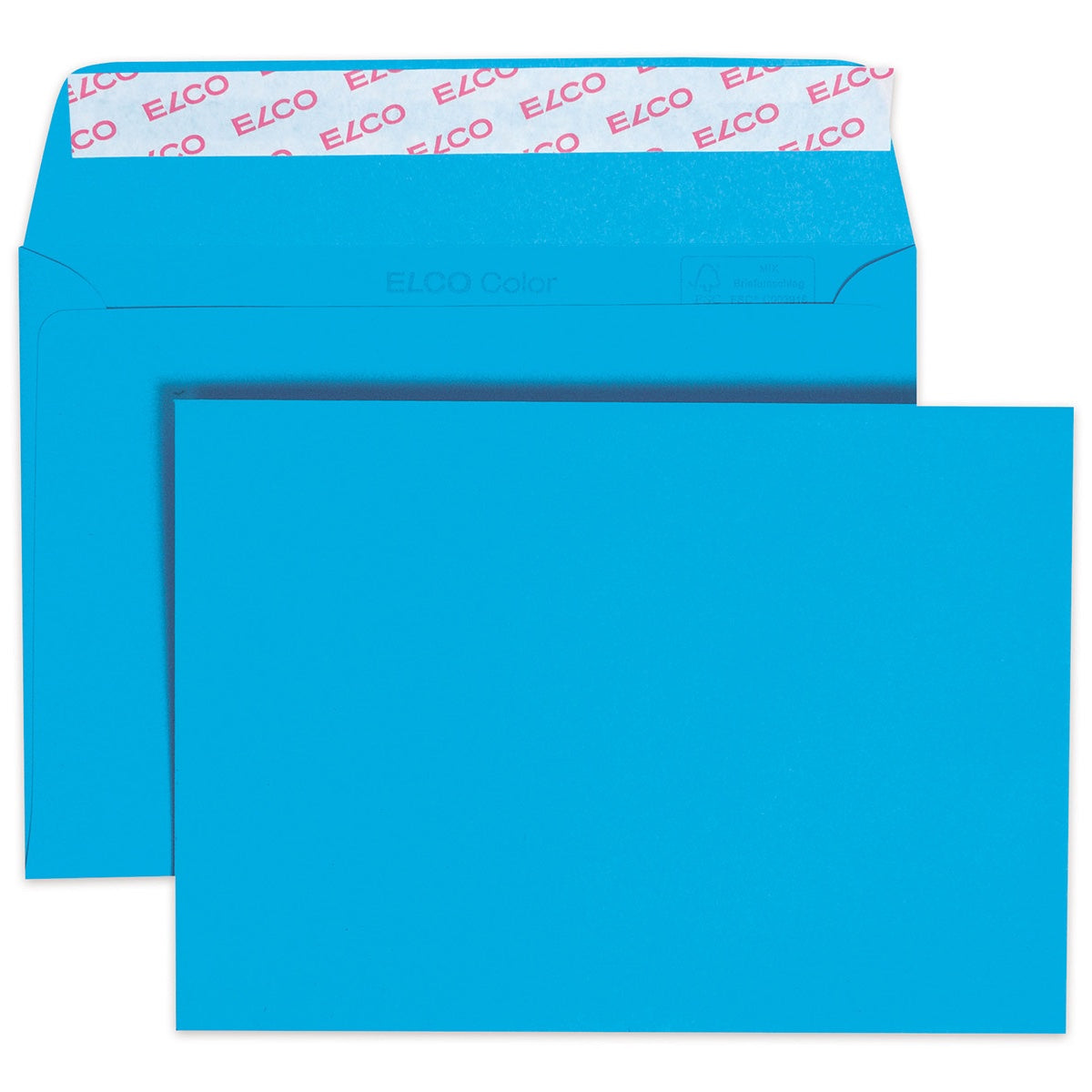 Elco Color Envelope C6, 4.5" x 6.5", 100g, 25/pack, Blue