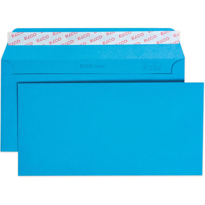 Elco Color Envelope C5/6 DL, 4.5" x 9", 100g, 25/pack, Blue