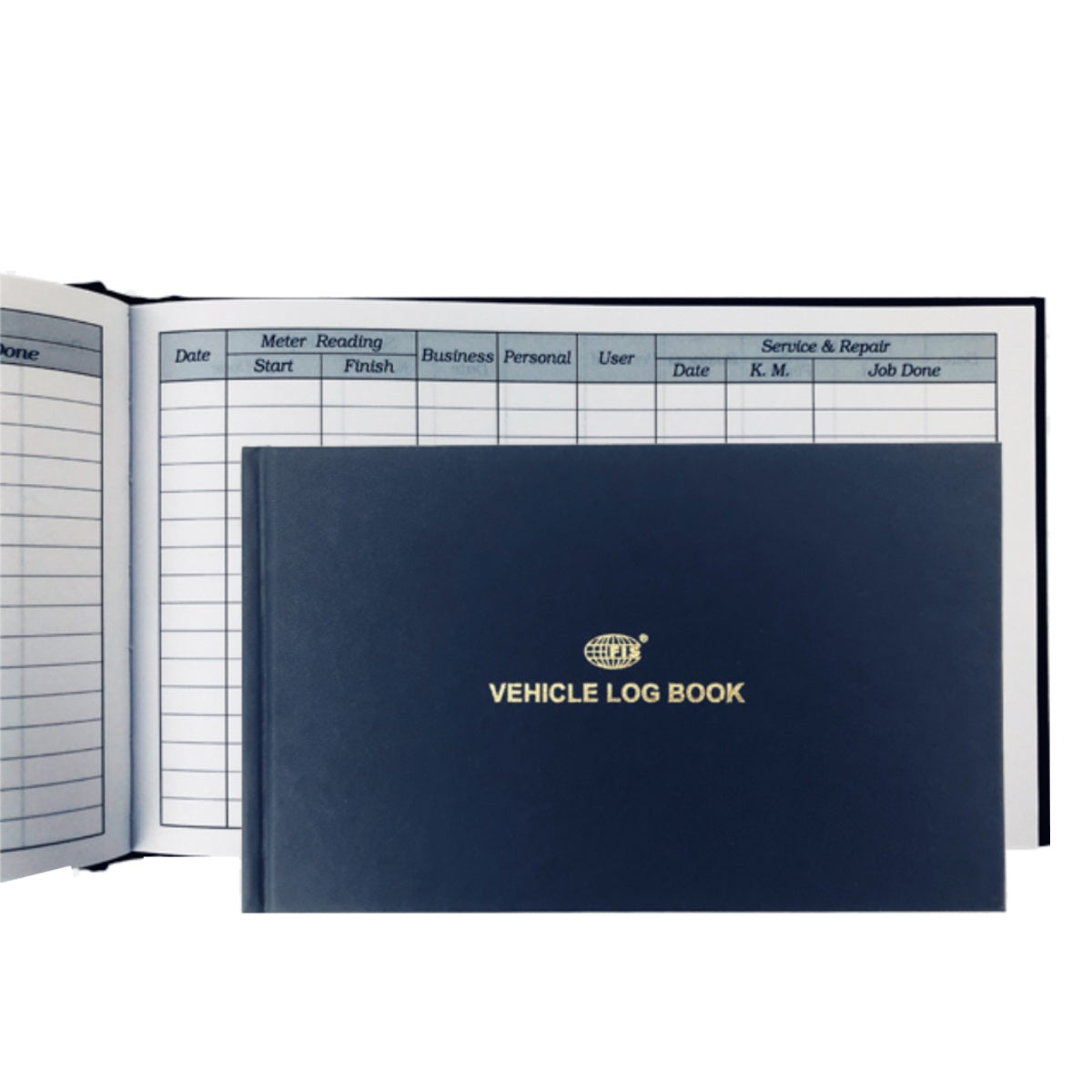 FIS Vehicle Log Book A5, 5/pack, Assorted Colors