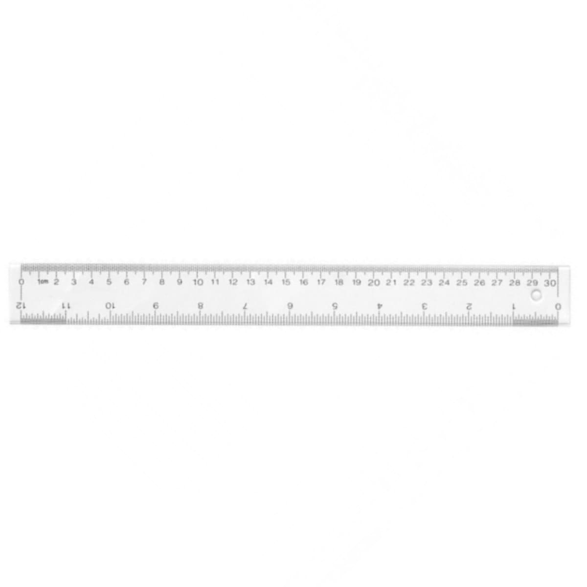 FIS Plastic Ruler 12inches / 30cm