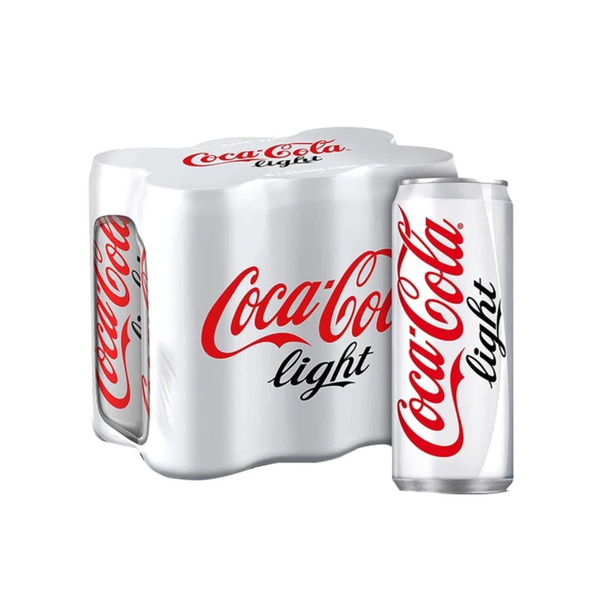Coca-Cola Light Can 330ml, 6/pack