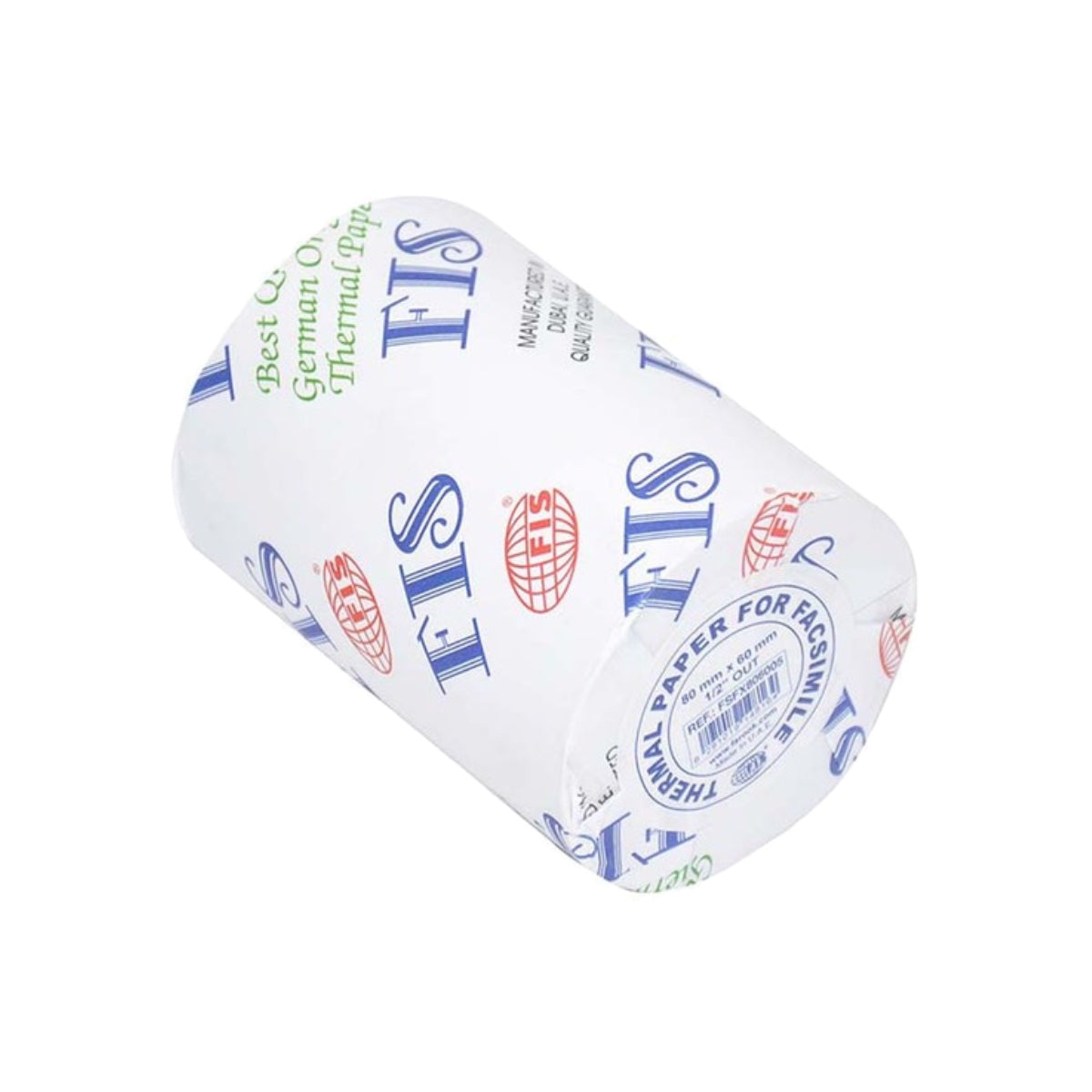 FIS Thermal Cash Roll, 80 x 60 mm x 0.5 inch, White