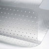 Chair Mat for carpets, studded, 115 x 134 cm, Clear