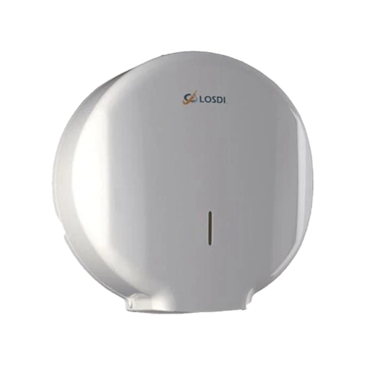 Losdi Mini Roll Toilet Tissue Dispenser, H29 x W27 x D12 cm, White