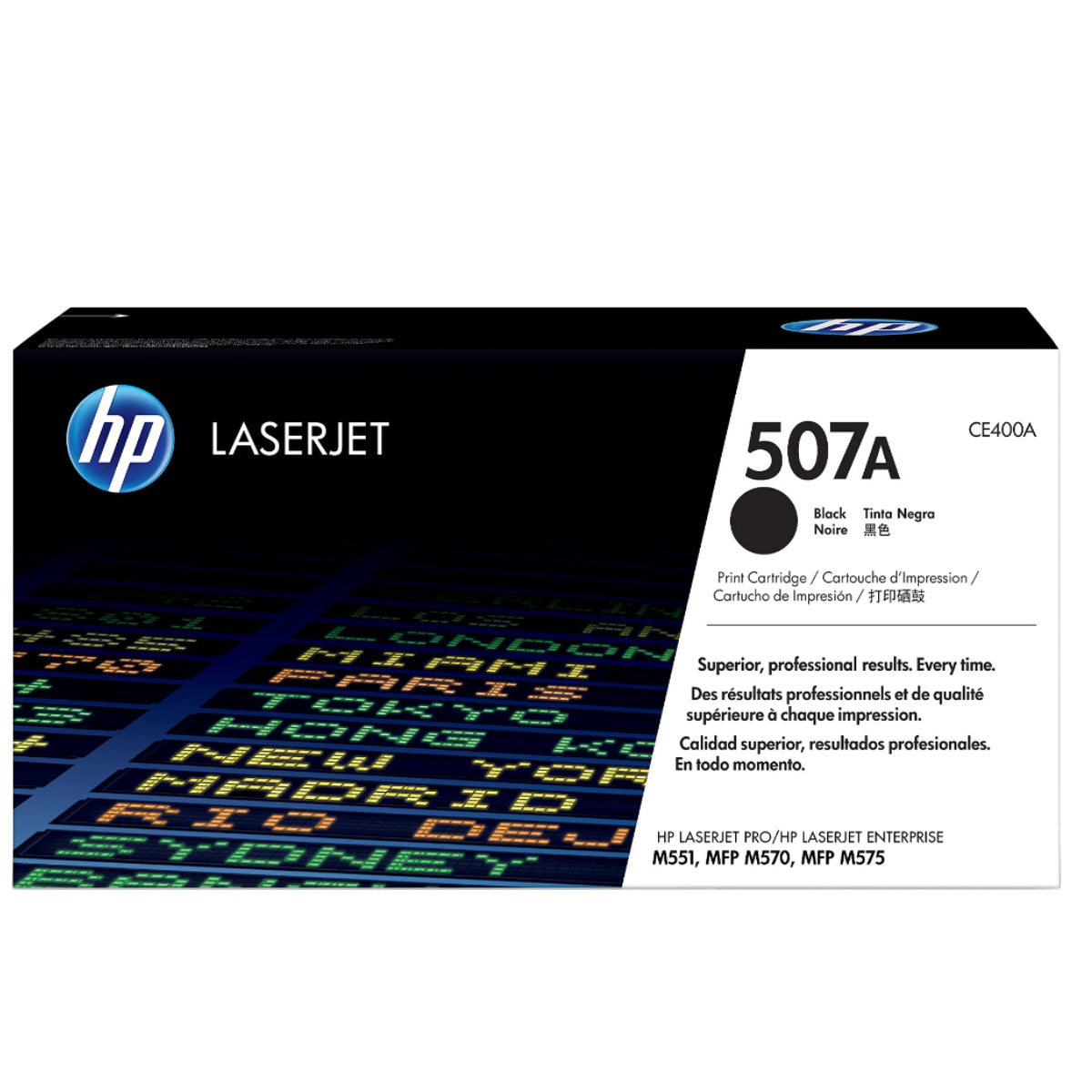 HP 507A Black Toner Cartridge - CE400A