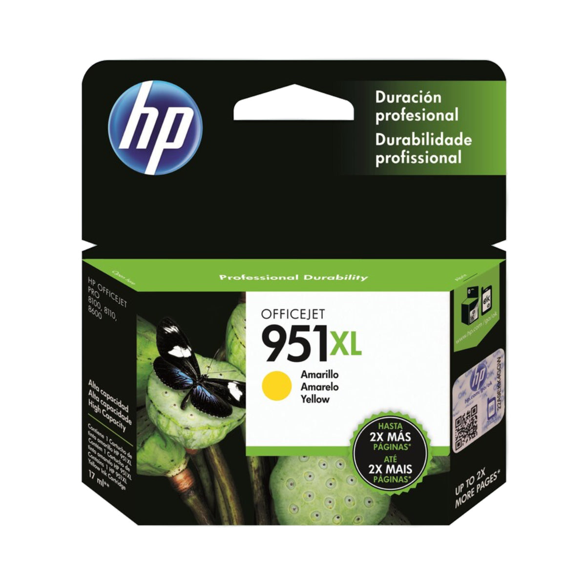 HP 951XL Yellow Ink Cartridge - CN048AN