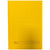 Clipp Square Cut Folder FS, 10/pack, Yellow