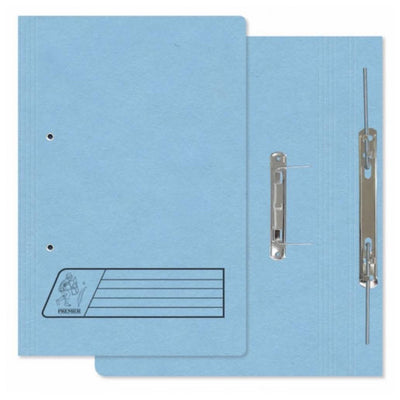Premier Spring Transfer File, 300gsm, 5/pack, Blue